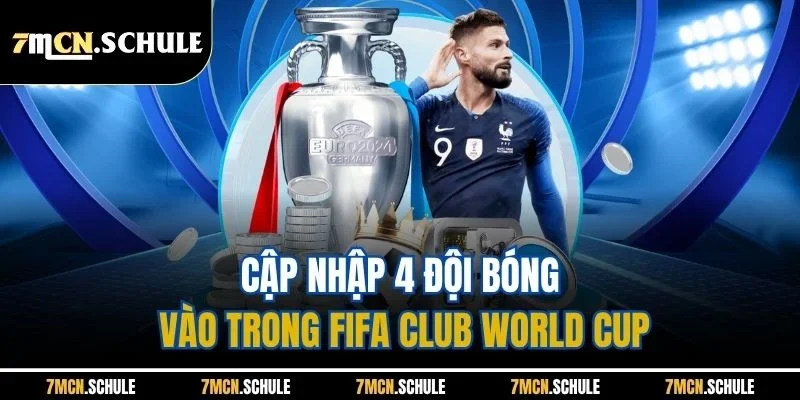 Tin Tức Bóng Đá Hôm Nay 7M - Tất Tần Tật Dữ Liệu Mới Nhất 4 Cập nhập 4 đội bóng vào trong FIFA Club World Cup