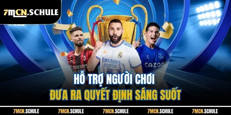 Kinh Nghiệm Cược Thể Thao Không Thua | Cập Nhật Nhanh Từ 7M 4 Hỗ trợ người chơi đưa ra quyết định sáng suốt